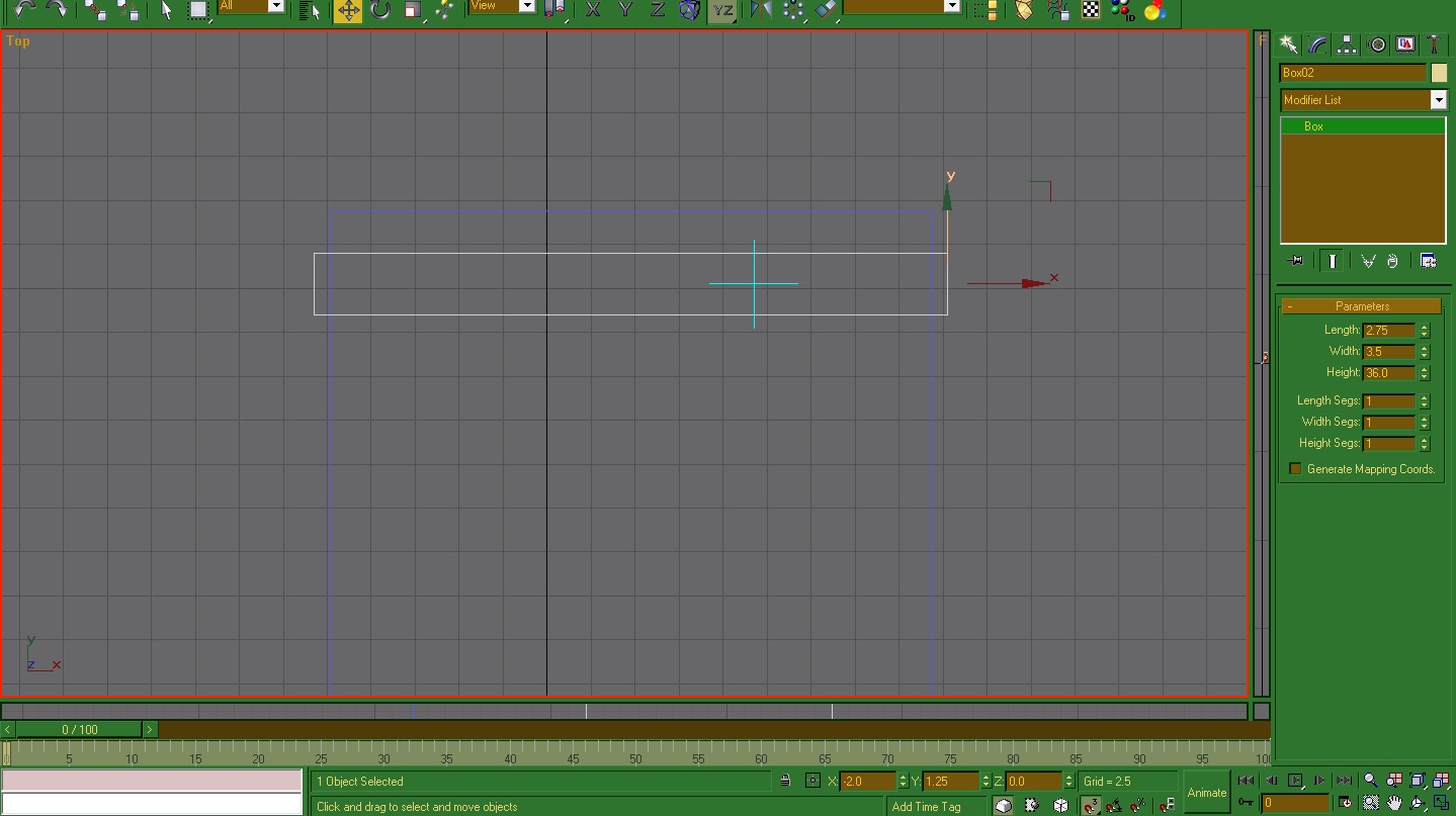 Cyan grid cursor indicator