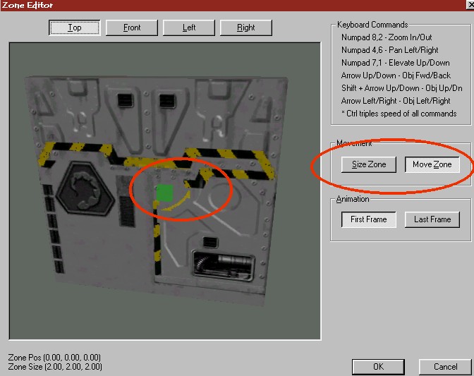 Trigger Zone Setup