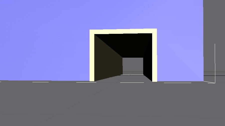 Finished cut with the building converted to an editable mesh